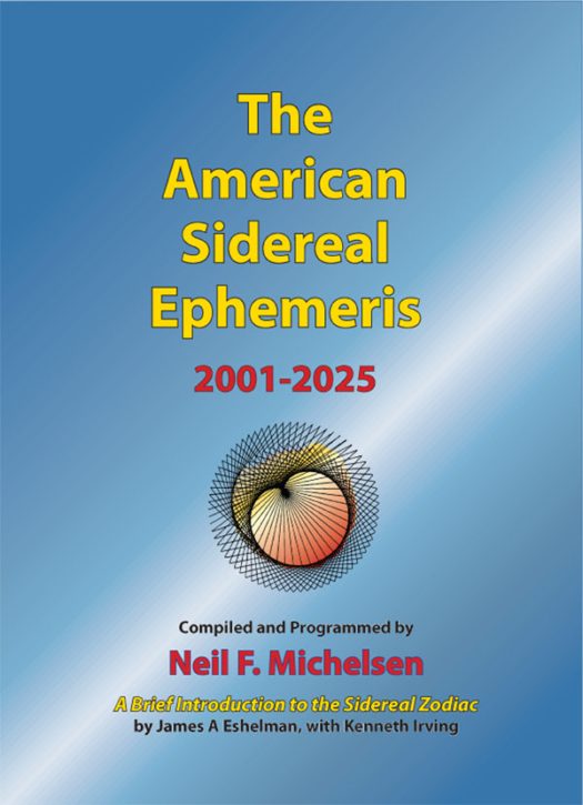 The American Sidereal Ephemeris 2001-2025 image