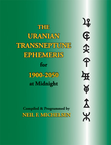 The Uranian Transneptune Ephemeris for 1900-2050 at Midnight image